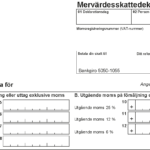 Deklarationstidpunkter 2025